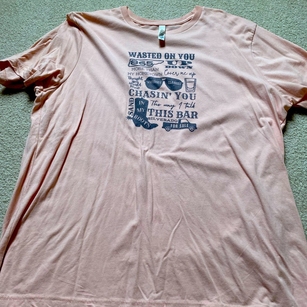 Bella Canvas Pink Short Sleeve Tee